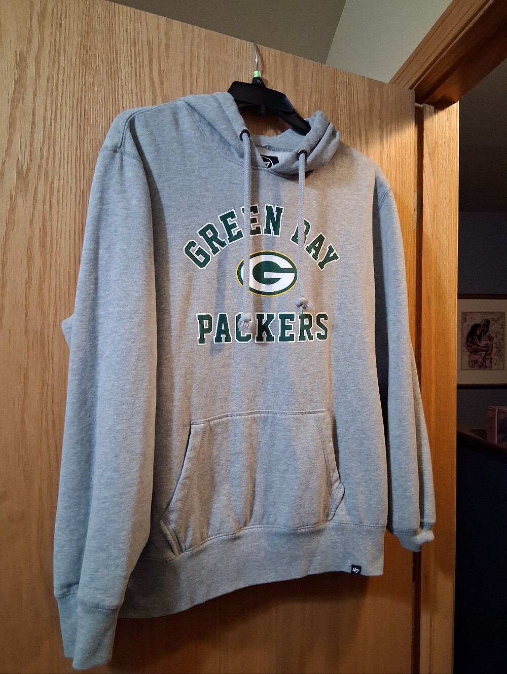 officially licensed Green Bay Packers pullover hoodie by sportswear Brand 47